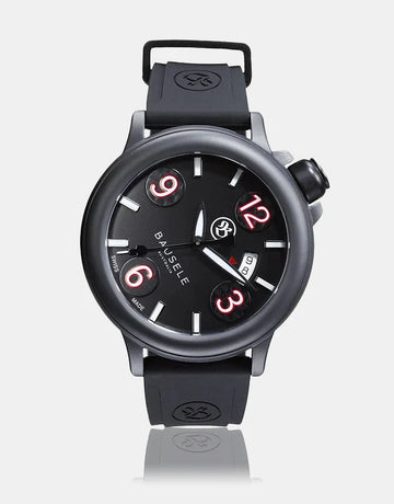 Bausele Pilot Auto - All Black - 44mm